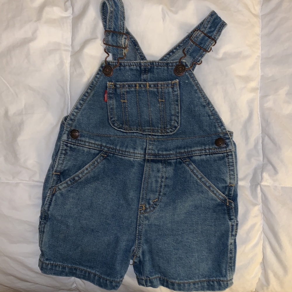 Levi’s baby onesie size 12 months - blue denim classic - Picture 2 of 8